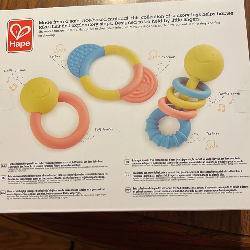 Hape Rattle & Teether Collection NEW - Picture 2 of 2